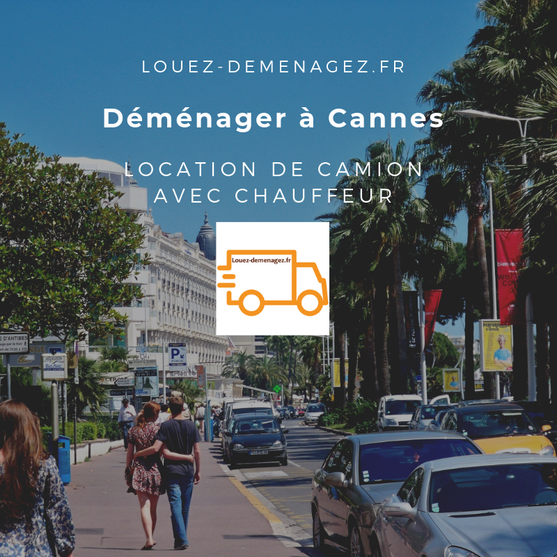 location camion demenagement à Cannes